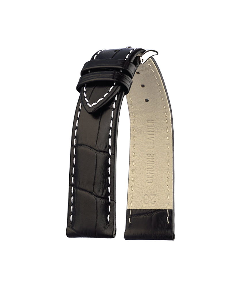 Bracelet montre de cuir de veau, grain alligator Great VR2.1.33.2.1.1.